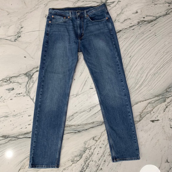 Levi's‎ 505 Regular Fit Jeans Mens W34 L34 Medium Wash Denim Pants - Picture 1 of 12
